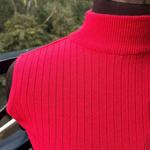 Premium Quality Ribbed Woollen High Neck - Picture 4 of 4